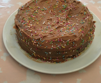 Rund sjokoladekake (glutenfri)