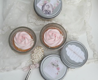 Delicious Cupcakes in a jar