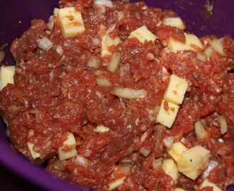 Kjøttruller med bacon og ost