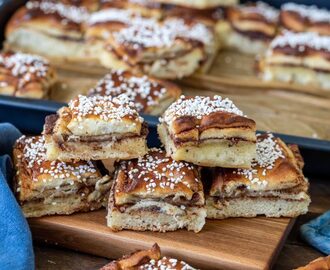 Kanelbullar i långpanna