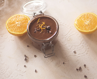 Orange chocolate hazelnut spread
