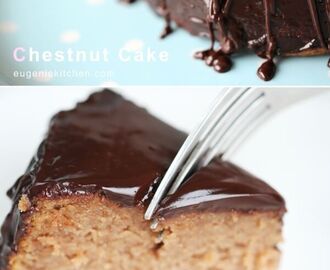 Chestnut Cake with Chocolate Glaze Recipe