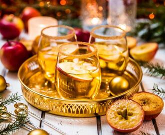 Juldrink med äpple och whisky