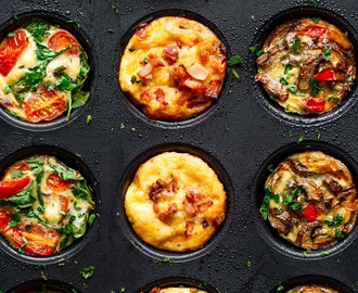 Breakfast Egg Muffins 3 Ways