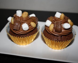 Rocky Road-cupcakes