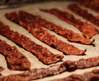 Lækon-strimler – the original rice paper bacon