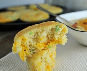 Cheddar Jalapeno Cornbread Muffins Recipe