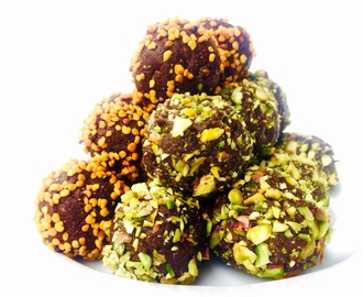 Snacks: Raw chocolate/licorice root balls