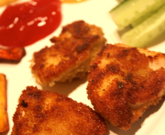 Chicken Nuggets with Dipping Sauces – Kyckling Nuggets med Dippsåser