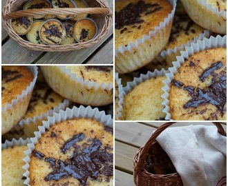 Muffins med chokladtopping