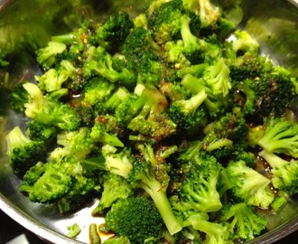 Vintergrönt: dressad broccoli, och några återblickar
