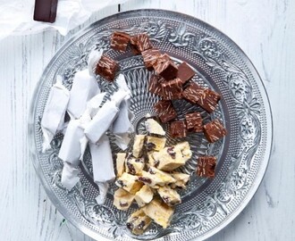 Chokladkola, Vit chokladbräck och Wienernougat