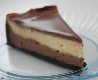 Tripple chocolate cheesecake