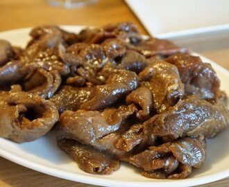 Receptet på det koreanska marinerade köttet