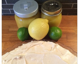 Pavlova med lemon curd och färska bär