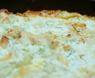 Vegetarisk lasagne med linssås