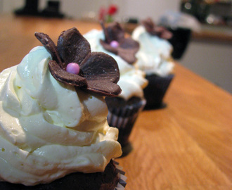 Choklad cupcakes med IMBC!