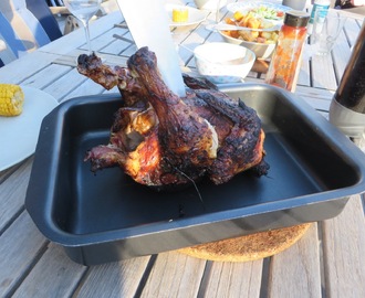 Grilla Beer can chicken