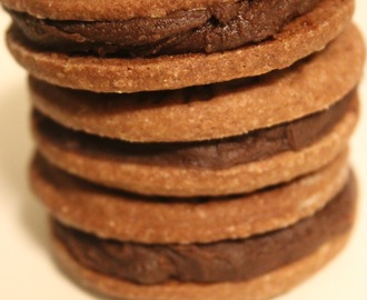 Vanilla/Chocolate Cookies with stamps