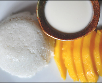 Healthyfied sticky rice med mango