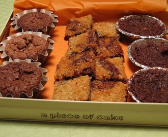 Sega kokosmuffins / Falsk tosca /  Muffins med blockchoklad