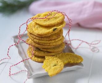 Cookies med saffran och citron
