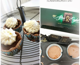 Muffins - Kladdkakemuffins med After Eight