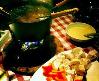 Myskväll med fondue