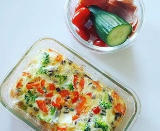 Omelett i matlåda by LCHF konto med matinspo ? #åretsäggrätt