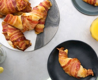 Bacon-Wrapped Breakfast Croissant Bacon-Wrapped Breakfast Croissant