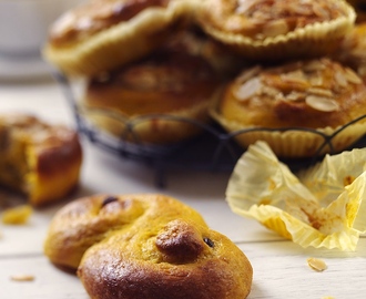 Naturligt glutenfria lussekatter / saffransbröd