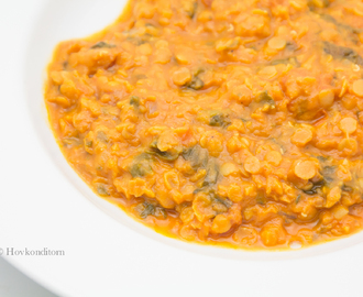 Curry Lentil Spinach Soup