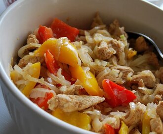 Chicken fajitas