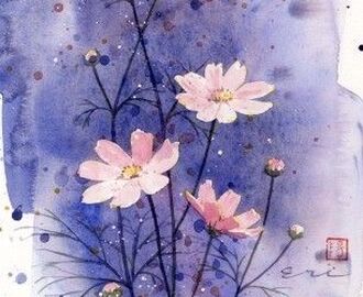 Watercolor flowers | Basic watercolor, Watercolor flowers, Art
