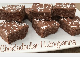 Chokladbollar I Långpanna