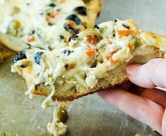 Olive Cheese Bread.
