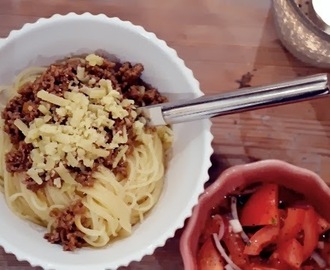 Spagetti med köttfärssås