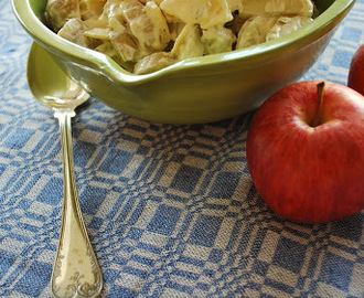 Potatissallad med äpple och timjan