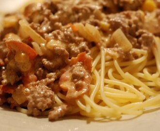 4 Januari Tommys Spaghetti och köttfärsås