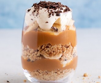 Banoffee pie i glas