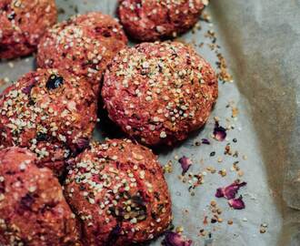 Glutenfria bullar med rödbeta