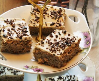 Banankaka med kaffefrosting (glutenfri)