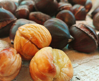 Castagne al forno