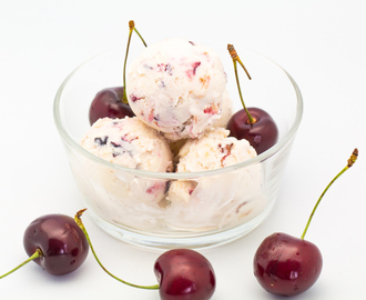 Cherry Ricotta Ice Cream