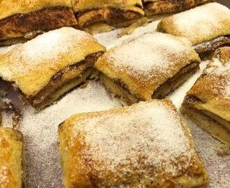 Kanelbullar i långpanna