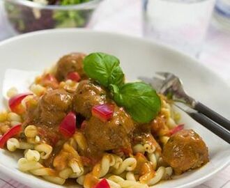 Italienska köttbullar i tomatsås