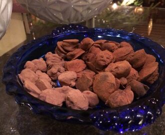 Hemgjort naturgodis: Chokladmandlar med lakrits