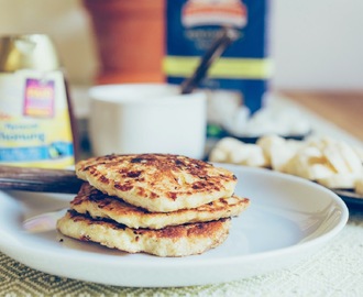 Pannkakor med keso och havregryn