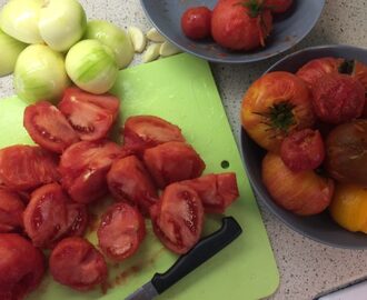 Många recept och tips för att använda tomatskörden
