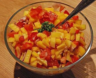 Mangosalsa med paprika och tomat